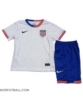 Billige Fotballdrakt USA Replika Hjemmedraktsett Barn Copa America 2024 Kortermet (med bukser)